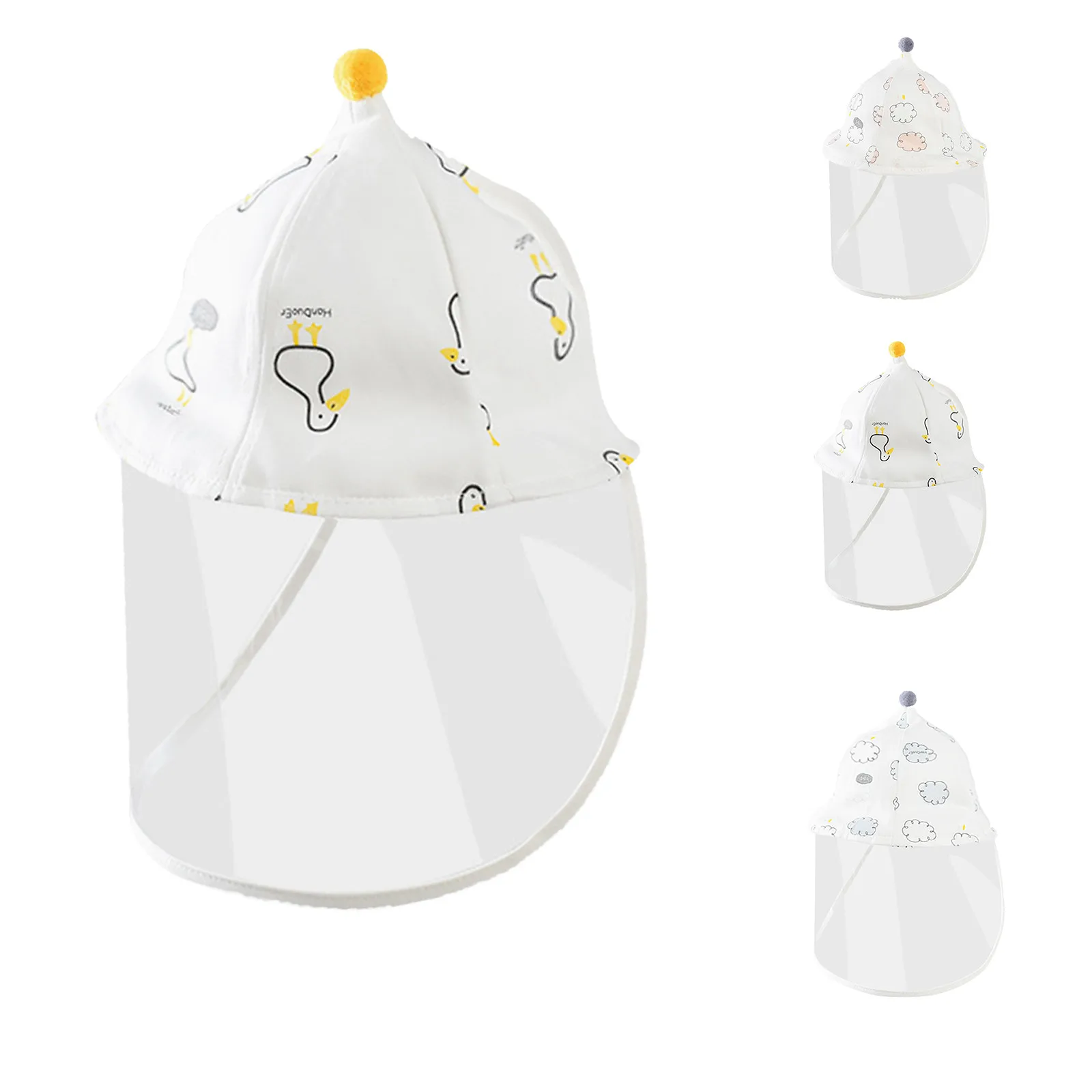 Toddler Hat Boy Winter Fisherman'S Hat Protective Against Droplets Summer Girls Kids Sun Kids Detachable кепка детская