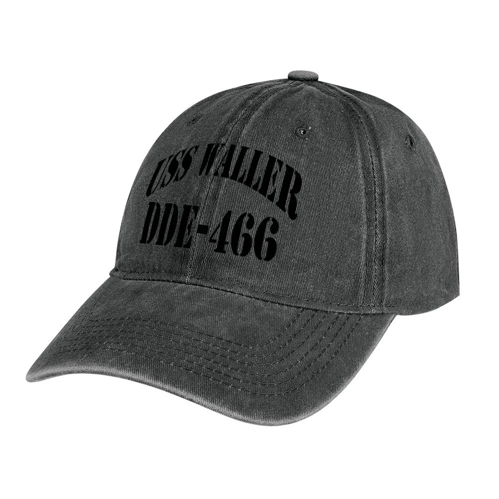 

USS WALLER (DDE-466) SHIP'S STORE Cowboy Hat Luxury Man Hat Snap Back Hat Uv Protection Solar Women's Golf Wear Men's