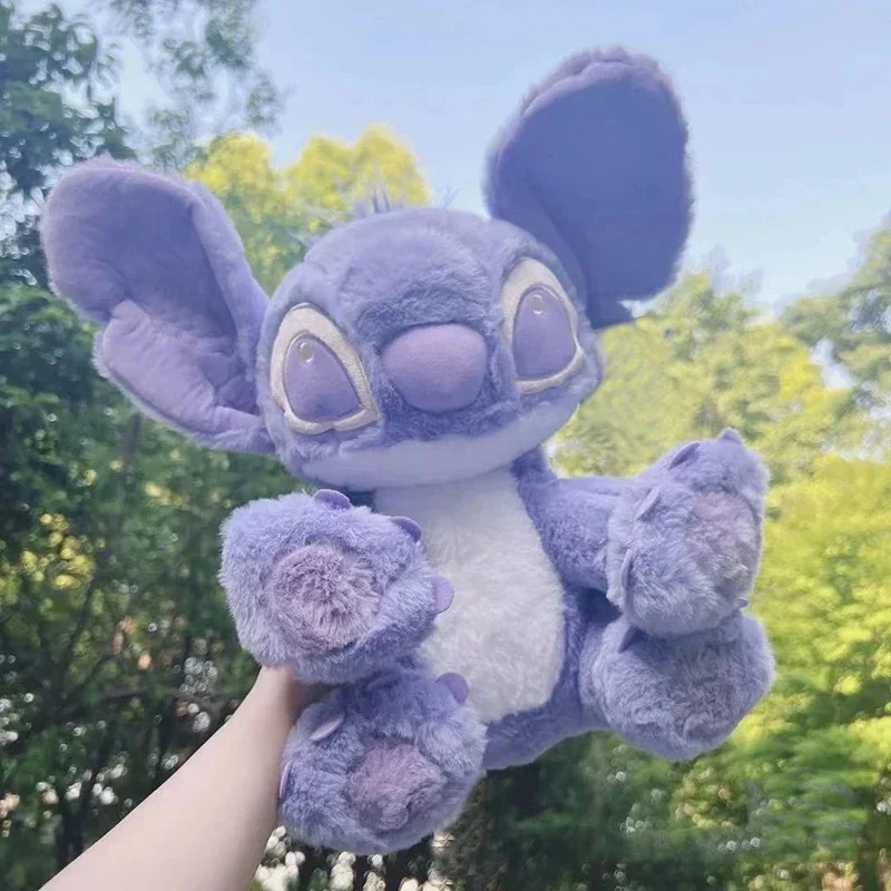 Kawaii Disney Lilo And Stitch Purple Plushie Valentine Cute Soft Pixar Stich Dolls Farcito Angel Toys For Children Gift