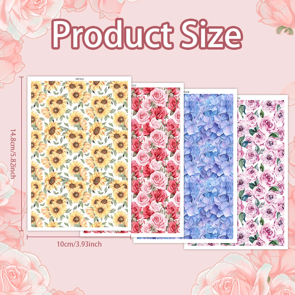 Polymer Clay Tools Pottery Tools Clay Sculpting Tools Pottery Sculpting Tools Clay Craft Tool Pottery Coloring Tool Ceramic Transfer Paper Polymer Clay Watercolor Transfer Paper Colored Pattern Flower Leaf Theme Water Soluble DIY Earring Ceramic Craft Pottery Making