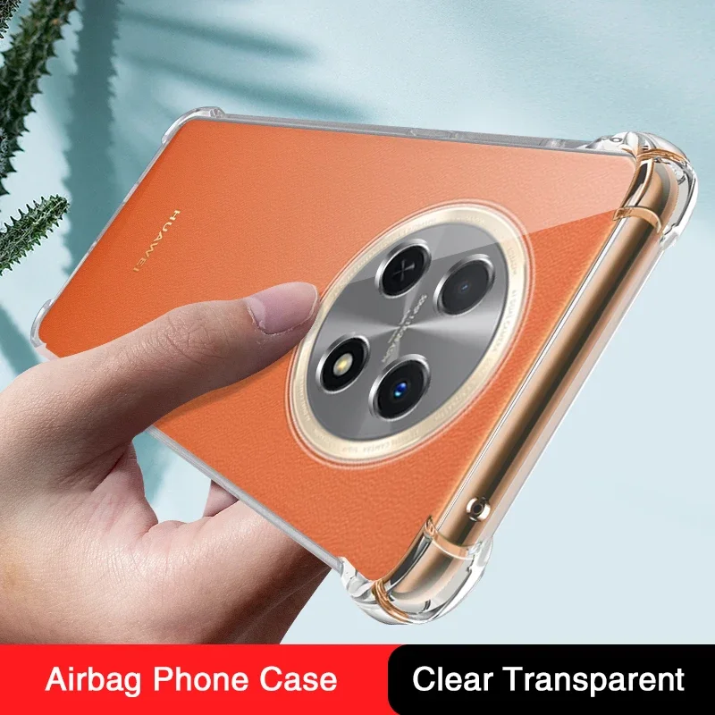 Premium Transparent Shockproof Silicone Phone Case - Luxury Airbag Protection