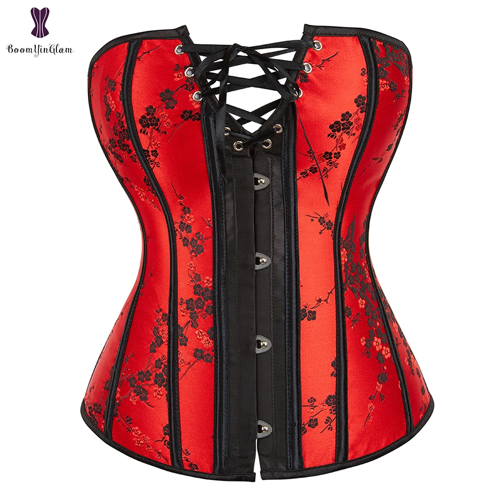 Verenigen bom Correlaat Sexy Ondergoed Lingerie Lace Up Uitgebeend Korset Bruids Corset Beha Bustier  Met G String Rood|Bustiers & Corsetten| - AliExpress