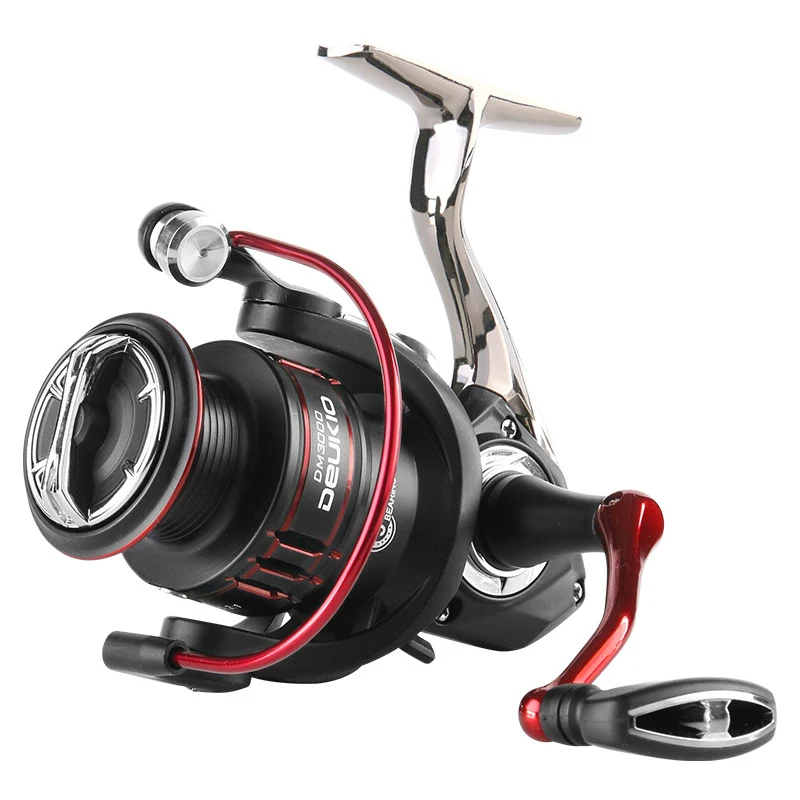 

Metal Foot Fishing Reel DM 2000-7000 Series 5+1BB Spinning Wheel Max drag 15kg Outdoor Lure Throwing Freshwater Saltwater