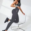 Yoga Leggings for Women High Waisted Soft Tummy Control Slimming Black Yoga Pants Clothing Workout Running Fitness