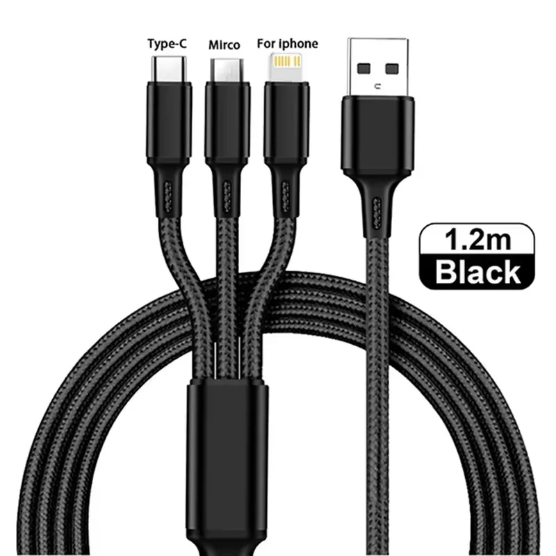 3-In-1 / 4-In-1 USB Cable Type C Usb Micro For thumbnail 4