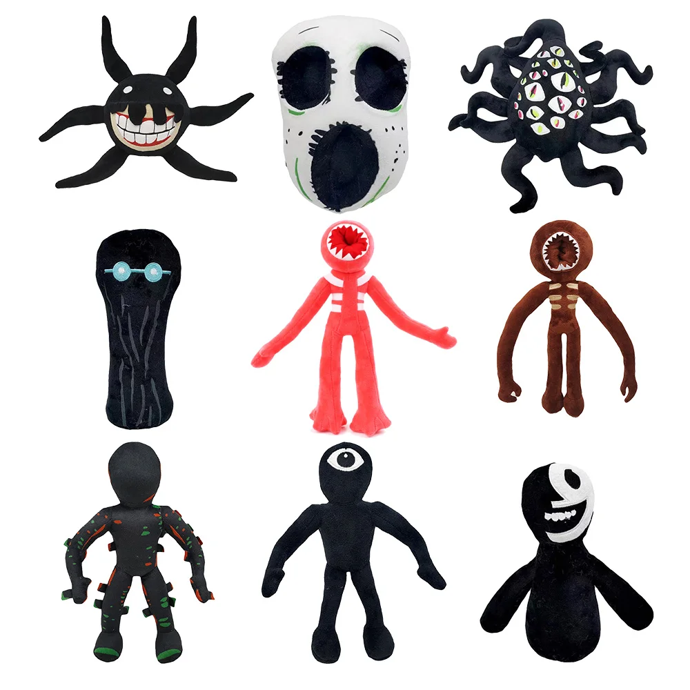 Portas Roblox Figura de pelúcia monstro jogo de terror figura empalhada  boneca desenhos animados Parar pelúcias brinquedo de portas fãs crianças  presente