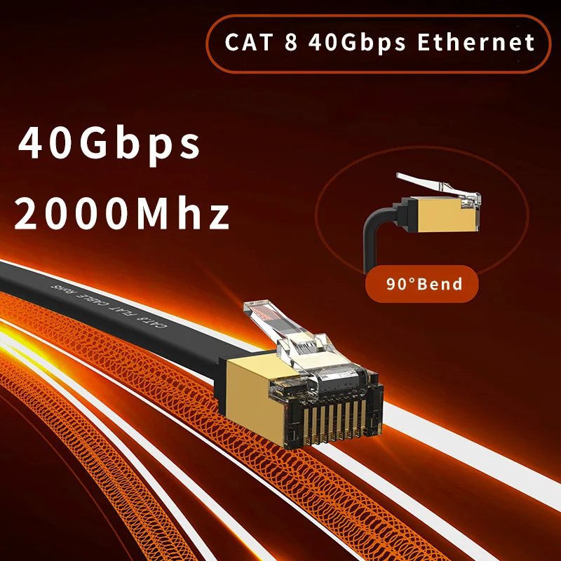High-Speed Ethernet Cable 40Gbps RJ45