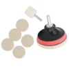 Car Windscreen Glass Scratch Remover 100g Cerium Oxide Powder Polishing Kit Wheels Set Polish Pads Glass Polishing Tool 6