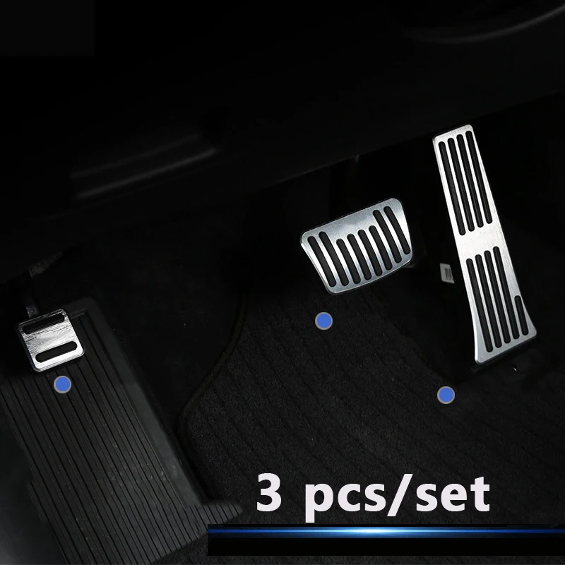 Car Pedals Non-Drilling Accelerator Gas Fuel Brake Clutch Foot Pedal Cover Case for Hyundai Tucson 2015- Accessories Pedal Cover