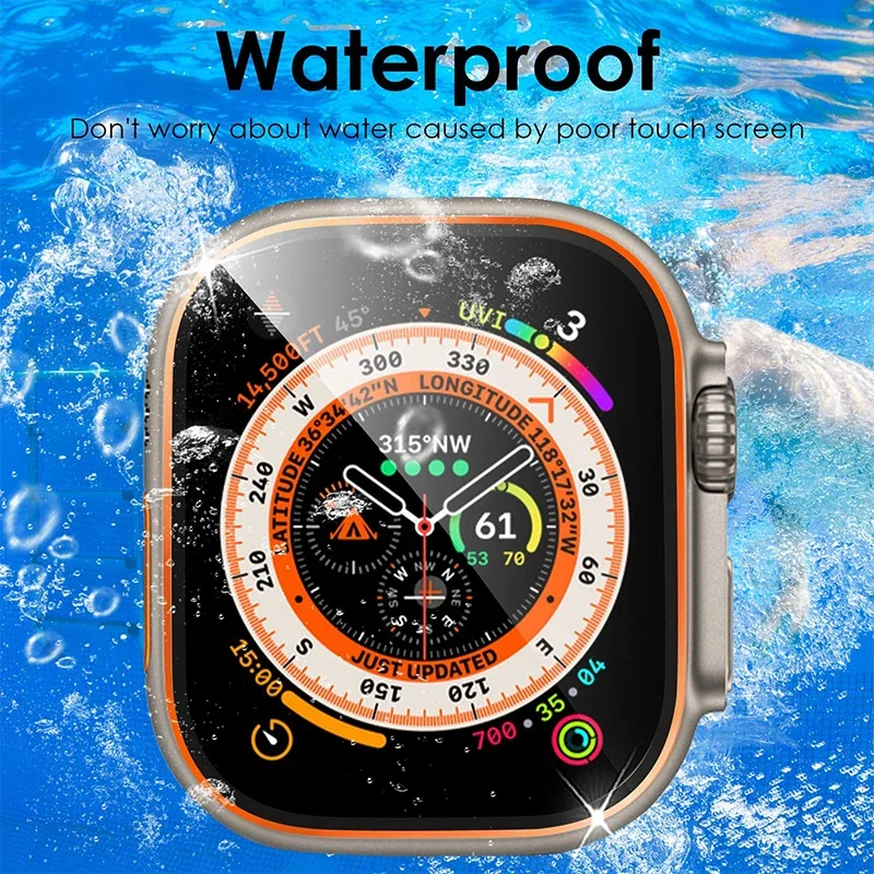 Tempered Glass Protector Tempered Glass Film for Apple Watch Ultra 49mm HD Screen Protector Anti-Scratch proof Series 49 mm smart iwatch band Accessories