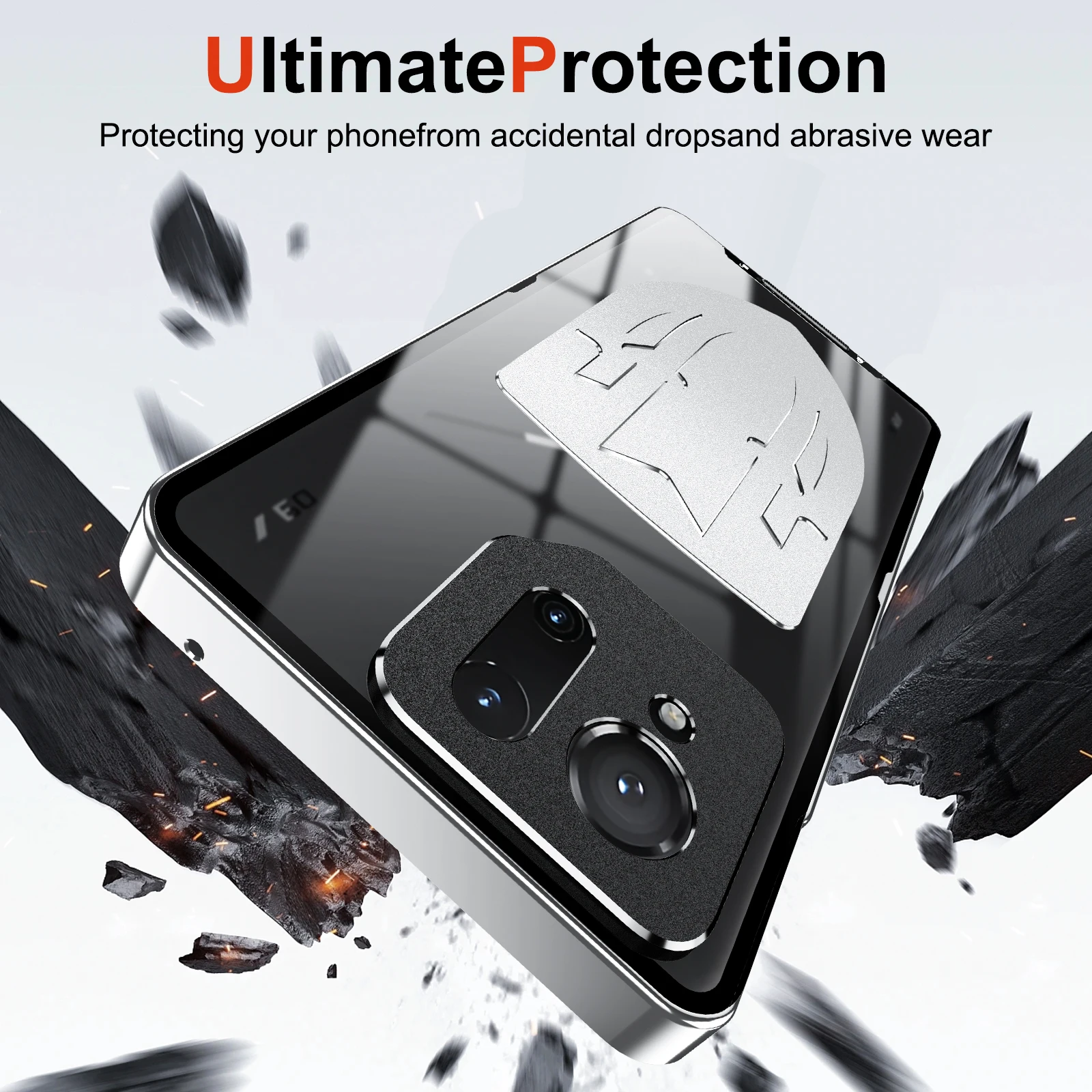 Graphene Heat Dissipation Shockproof Aluminum Phone Case