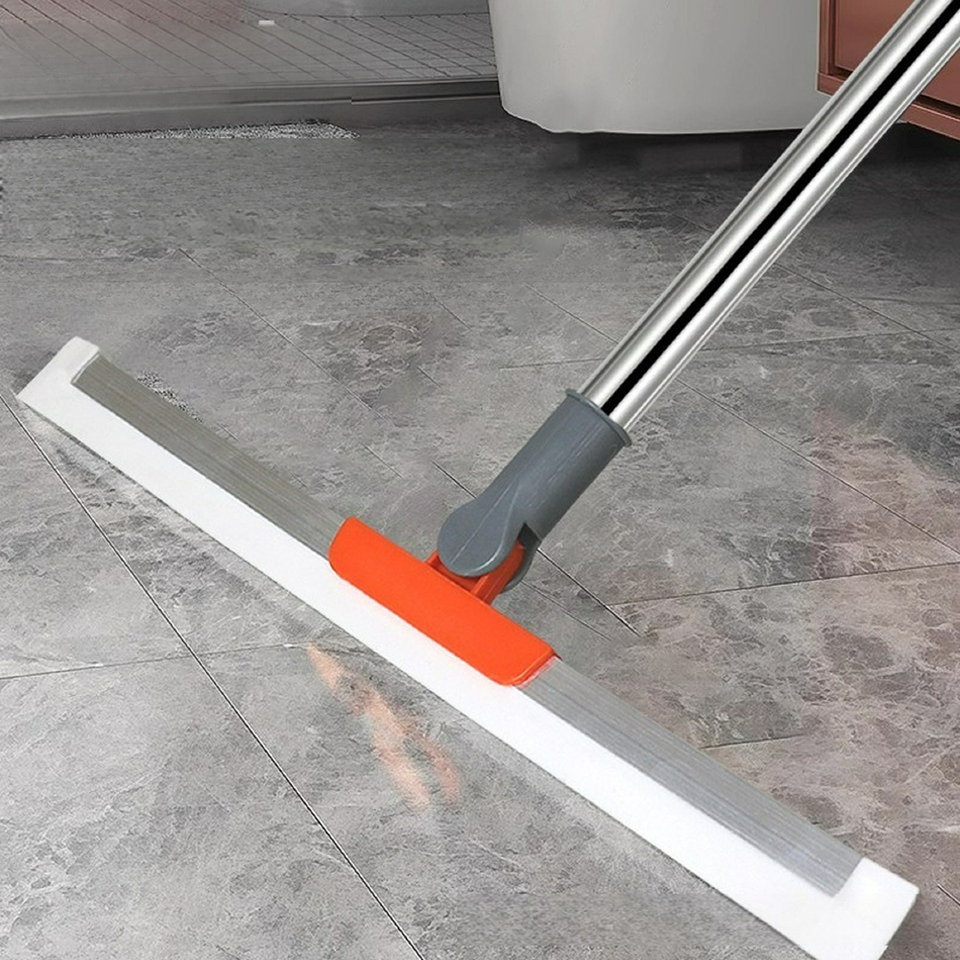 Multi-Functional Silicone Broom for Wiping & Mopping - Lazy Person's Household Floor Wiper Efficient Cleaning Tool