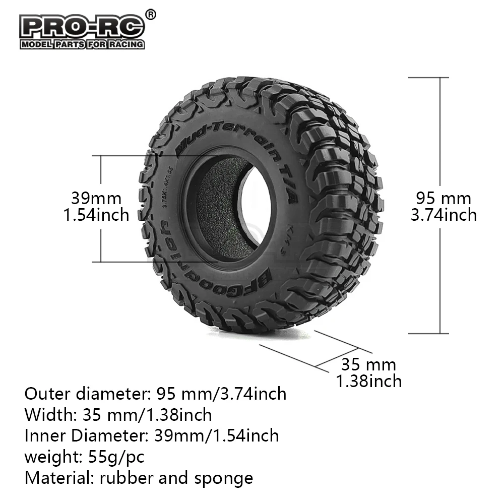 トラクサスRCアキシャルクローラー用ホイール,カーパーツ,1.55インチ