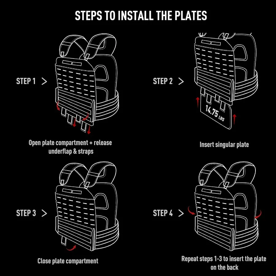 Weighted Vest For Men Workout Adjustable Strength Training Vests for Workouts Running Endurance Women Gym Fitness Weight Clothin