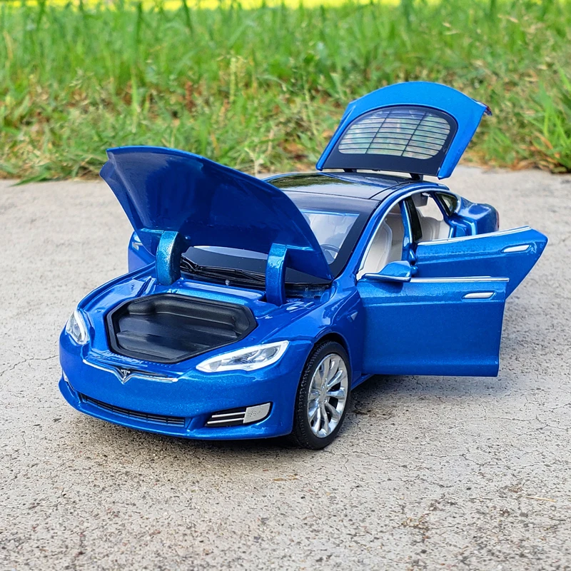 1:32 Tesla Model X Alloy Diecasts & Vehicles Jouet