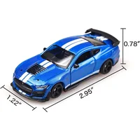Bburago Car Model 1:64 Scale Die-Casting Car Metal Alloy Boy Kid Toy Collectible 2020 Mustang Shelby GT500 Toys Gift for Kids 2