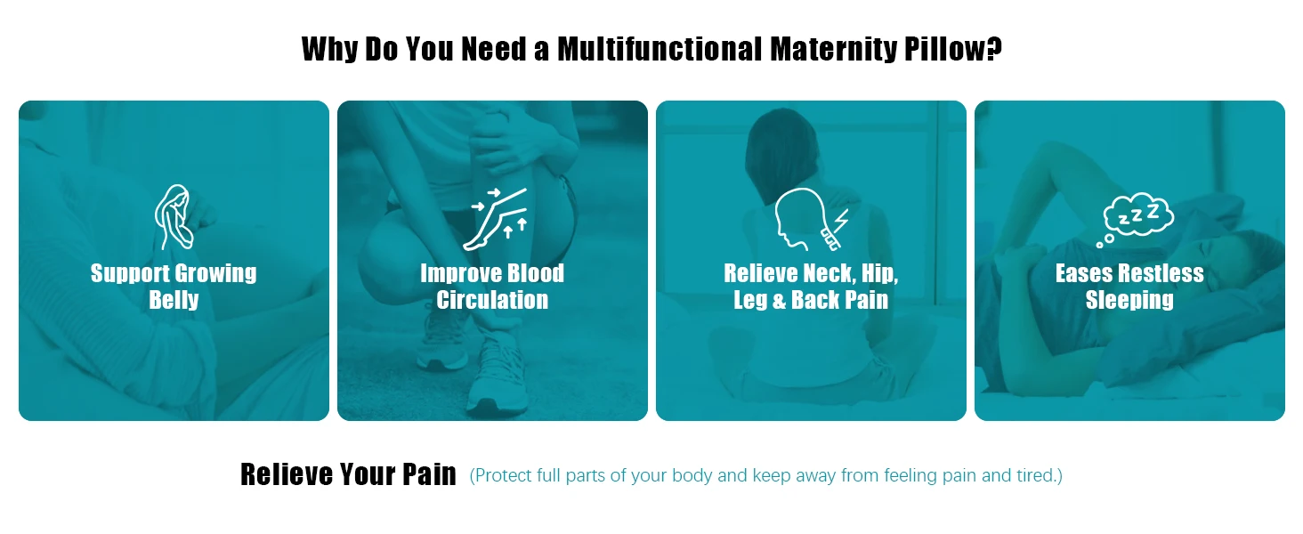 Cute Castle Maternity Pillow