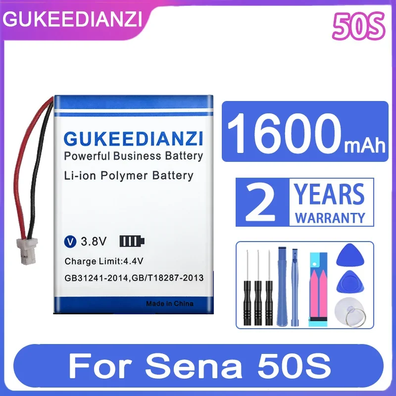 Gukeedianzi Batteria Di Ricambio Per Sena 10U 30S Evo 30K Slr2 Sp51 10C 10 S 20S 50S 50R Shoei Gt-Air Ii 2019 Smh10 S10 S20
