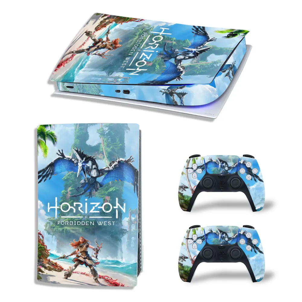 Horizon Zero Dawn Vinyl Decal Ps5 Cd Skin Sticker For Playstation 5 Ps 5 Cd  Version Console And Controller Protective Cover - Stickers - AliExpress