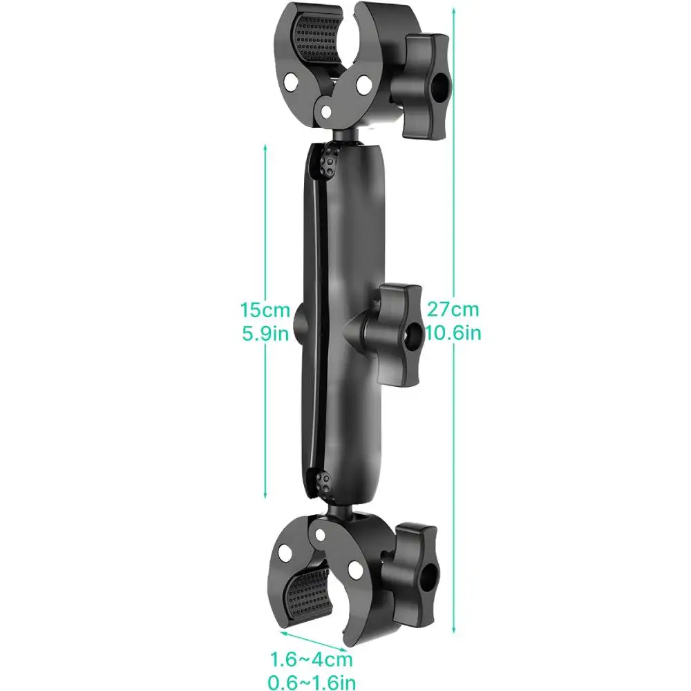 Support Double Pince pour GoPro Insta360 - 6/9/12 Pouces