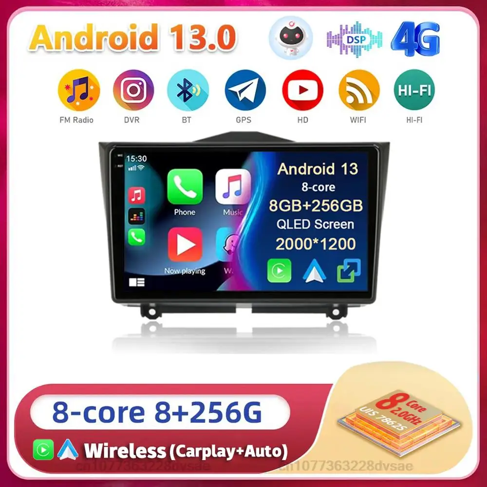 

Android13 Car Radio For LADA BA3 Granta Cross 2018 2019 GPS Navigation Carplay Multimedia Video Player Stereo DVD Auto Head Unit