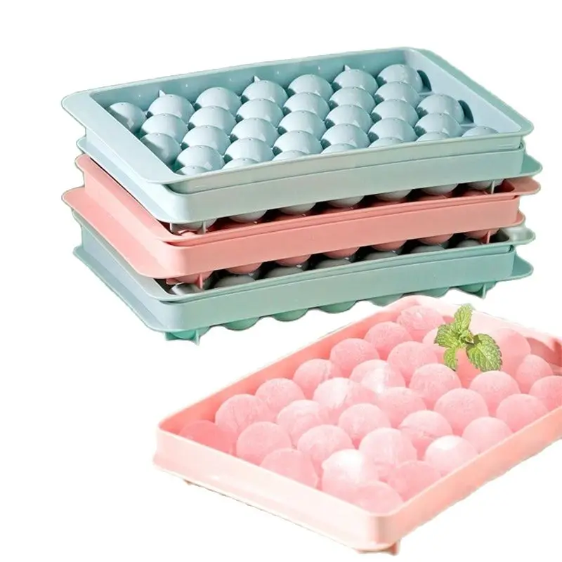 33 Ice Boll Hockey PP Mold for Ice Cubes
