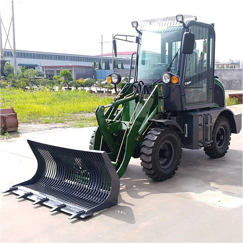 2 Ton Wheel Loader Mini Tractors With Front End China Wheel Loader For