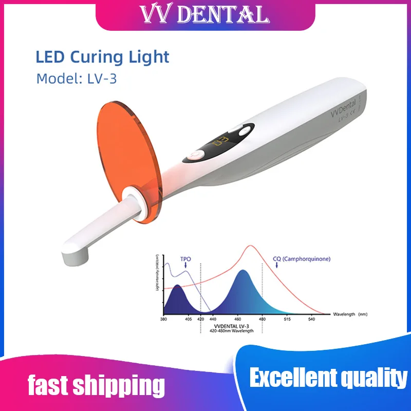 歯科 MODEL LED A レジン重合器 VV デンタル 光重合器 硬化ライト ワイヤレス LED 硬化ランプ