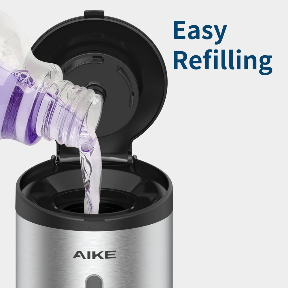 AIKE-Dispensador de Sabonete Líquido Automático de Parede,