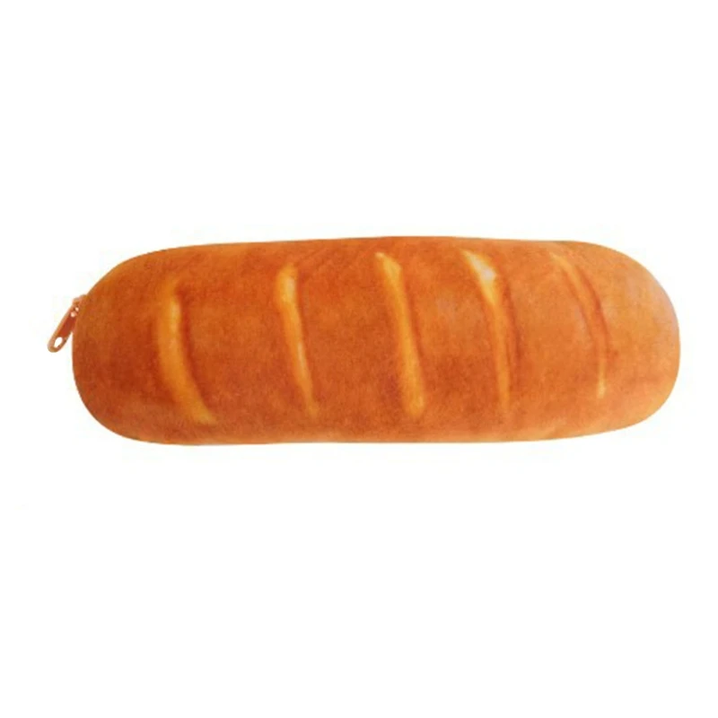 

Cartoon French Bread Pencil for CASE Large Capacity Pen Bag Student Stationery School Trave Makeup Storage Tool