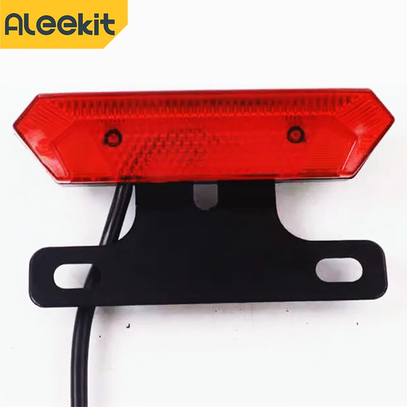 Aleekit Bicycle Tail Light Electric Vehicle Tail Light LED High