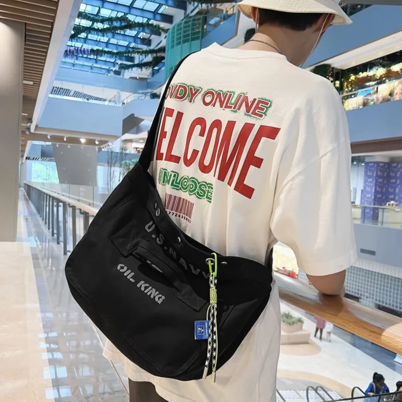 

Школьные сумки-мессенджеры для женщин, дамские однотонные вместительные повседневные холщовые сумочки на ремне