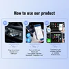 XUDA 2in1 Wireless CarPlay AI Mini Box Android Auto Box Plug&Play Automatic Connection Compatible with 99% of Cars For Car Radio 4