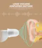 JINGHAO Mini Hearing Aids Sound Amplifiers CIC Sound Voice Amplifier Mini Aids for Elderly White 3