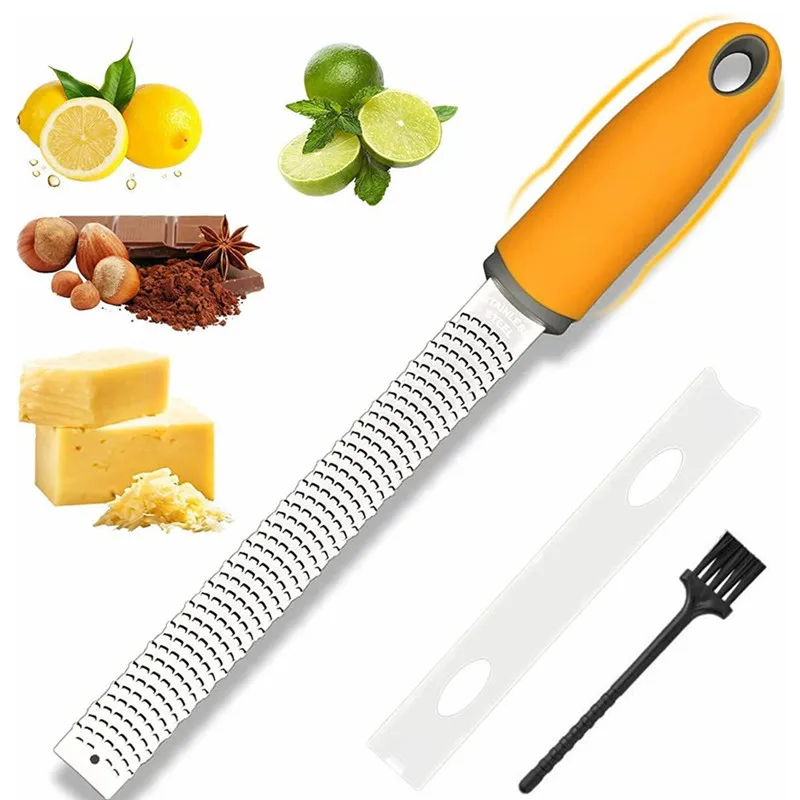 HandheldCheeseGrinderStainlessSteelGarlicGraterVegetableFruit