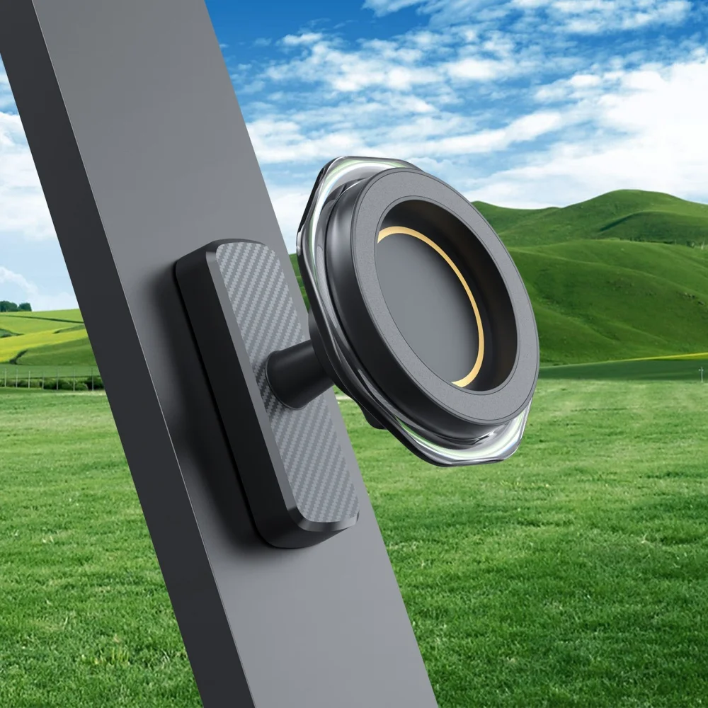 Portable Golf Cart Phone Holder 360° Rotatable Magnetic Phone Holder Stand for Boat Fridge Gym Universal for iPhone 16 17 Pro