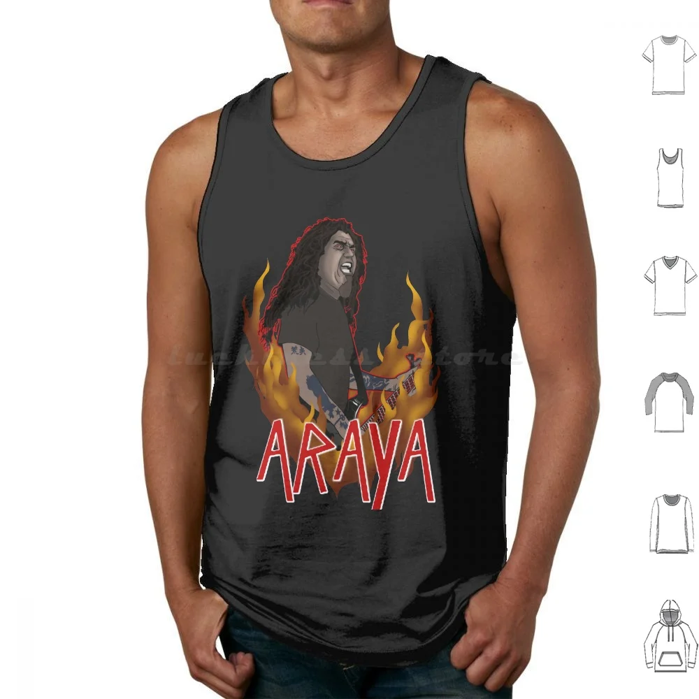 Araya Canotte Stampa Cotone Grande 4 Sud Del Cielo Slaytanic Fire Seasons Nell'Abyss Hanneman King Lombardo War