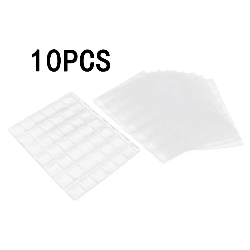 

Practical Useful Durable Coin Pages 250*200mm 28*28mm Sheets Supplies 10Pcs 42 Pockets Album Collectors Holders