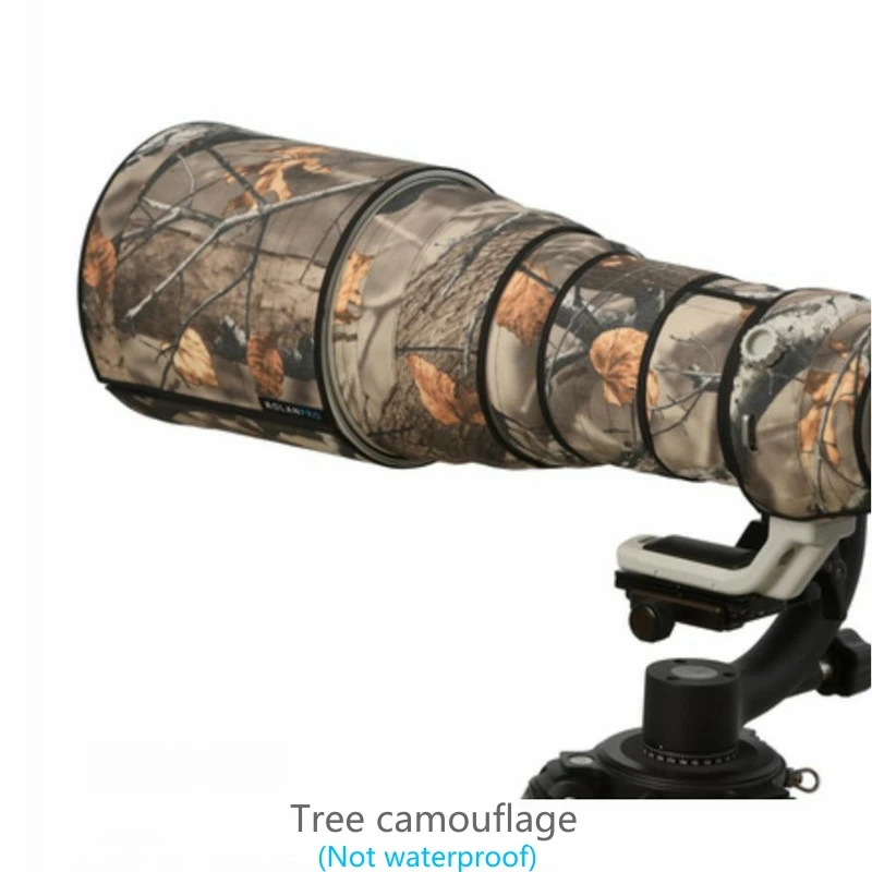 Waterproof Lens Coat Camouflage Lens Cover For Sony FE 100-400mm GM Lens - Waterproof Protective Coat With 1.4x TC Compatibility Camera Lens Cover - View #13