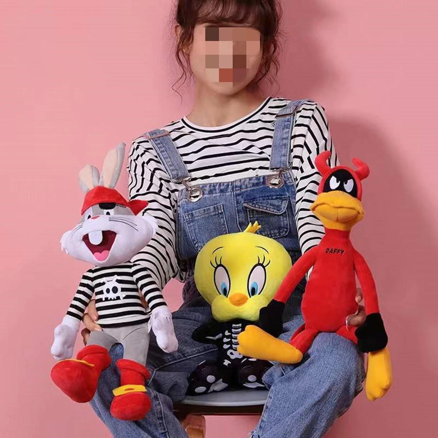 Spedizione Gratuita Looney Tunes Bugs Bunny Peluche Tweety Bird Ola Bunny Daffy Duckcartoon Plushies Bambola Di Pezza Giocattoli Regalo