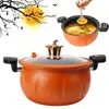 8L Pumpkin Micro Pressure Pot New Home Type Soup Pot Multifunctional Non Stick Pot Gas Stove Universal Soup Pot 6