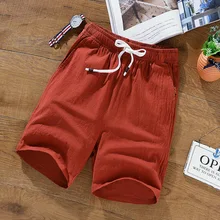 

Shorts Summer Leisure Summer Loose Cotton Linen Shorts Shorts Men's Beach Pants