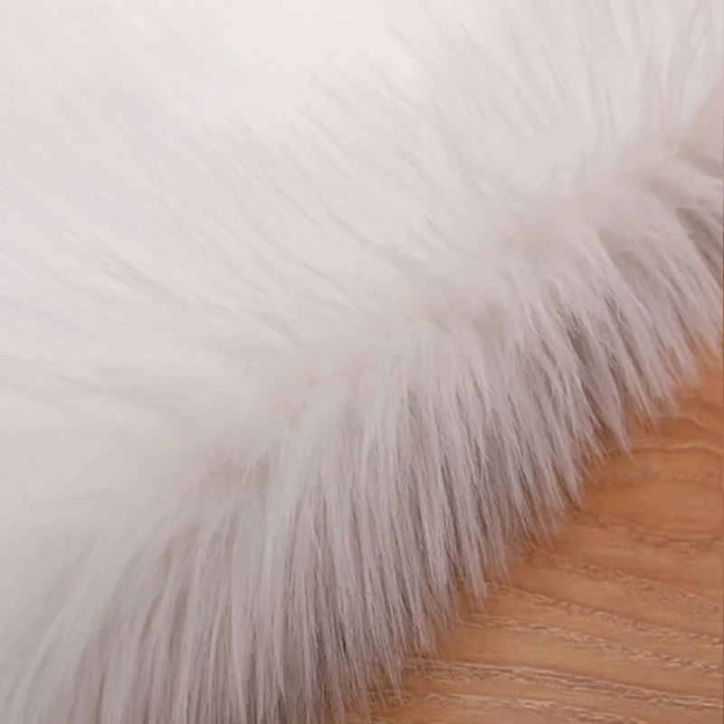 Plüschteppich für Wohnzimmer, flauschiger Teppich, rutschfester Treppenteppichschutz, weiche Bodenteppichmatte für Kinderzimmer, waschbare Teppiche_voghion.com