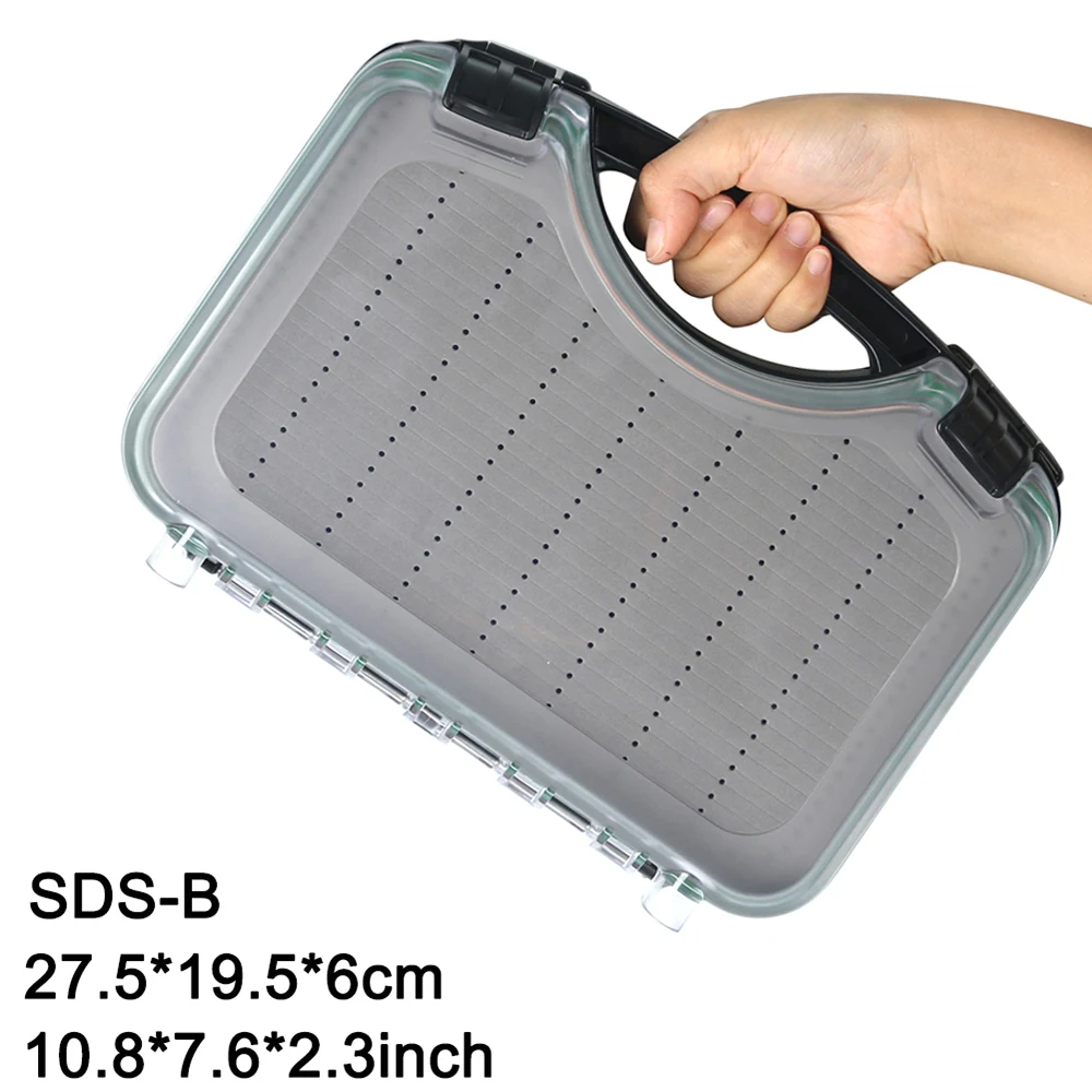 Contenitore Multiuso Compatto Scatola Portaoggetti Per Pesca A Mosca - Custodia Deposito Attrezzature, Cimeli O Capelli Porta Esche E Accessori Pesca - Foto 9