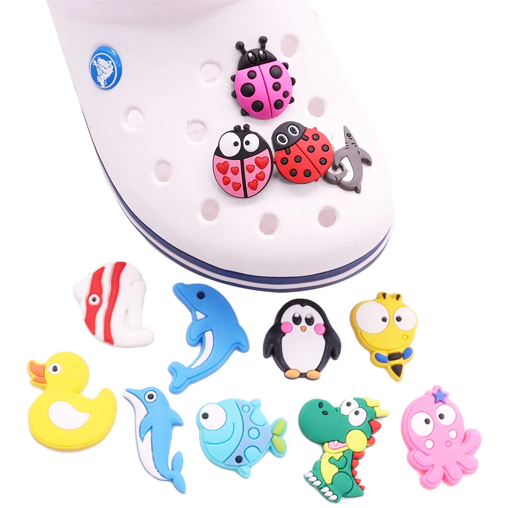 Pvc Slipper Accessories | Crocs Charms Dolphins | Charms Dolphin Shoes
