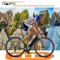 Couvercle de batterie au Lithium pour vélo électrique, cadre de batterie pour vélo électrique, housse de protection anti-froid et anti-poussière, protection en néoprène et Polyester, 1 pièce 4