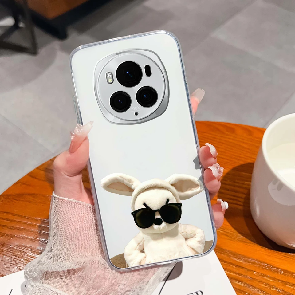 Duck Bow Transparent Silicone Durable Simplicity Bumper Case
