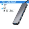 USB C Docking Station Hybid 2 in 1 A and C uplink  USB3.0  PD 100W Mobile phone tablet computer  type-c HUB iPhone 15 Macbook 4