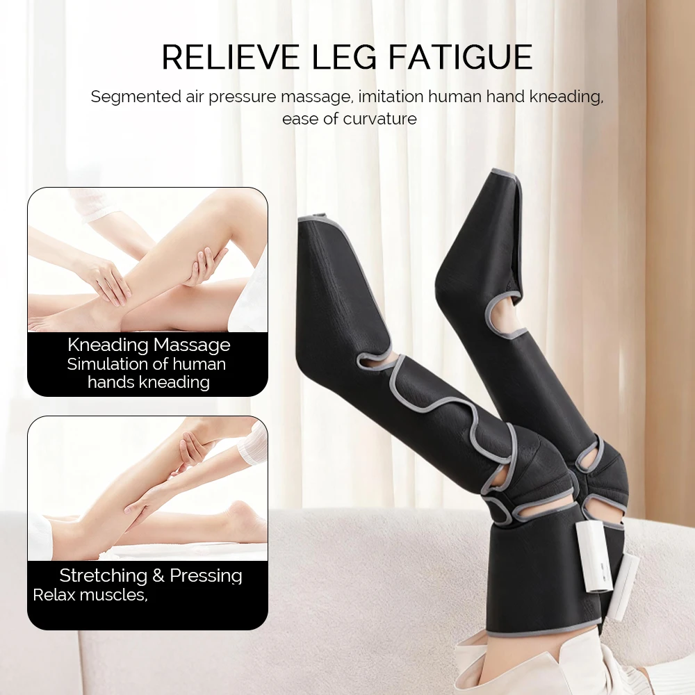 Electric leg massager 360°Foot air pressure 3 gear vibration massage Deep Relaxation Calf Foot Walk Without Restrictions