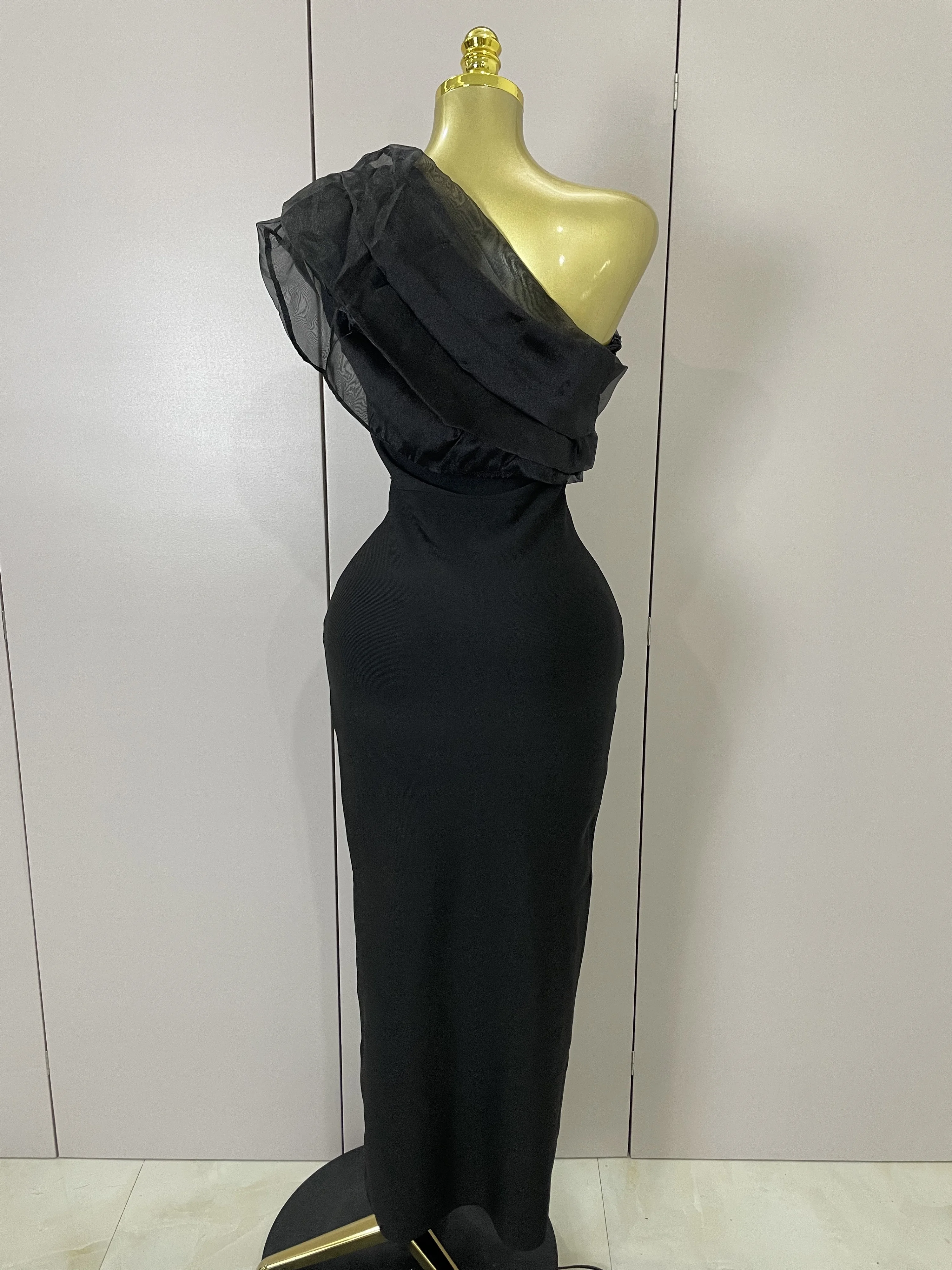 Sexy One Shoulder Shinning Crystal Bodycon Bandage Long Dress 2025 Women  Celebrate Festival Evening Party Luxury Elegant Dress - AliExpress 200000345